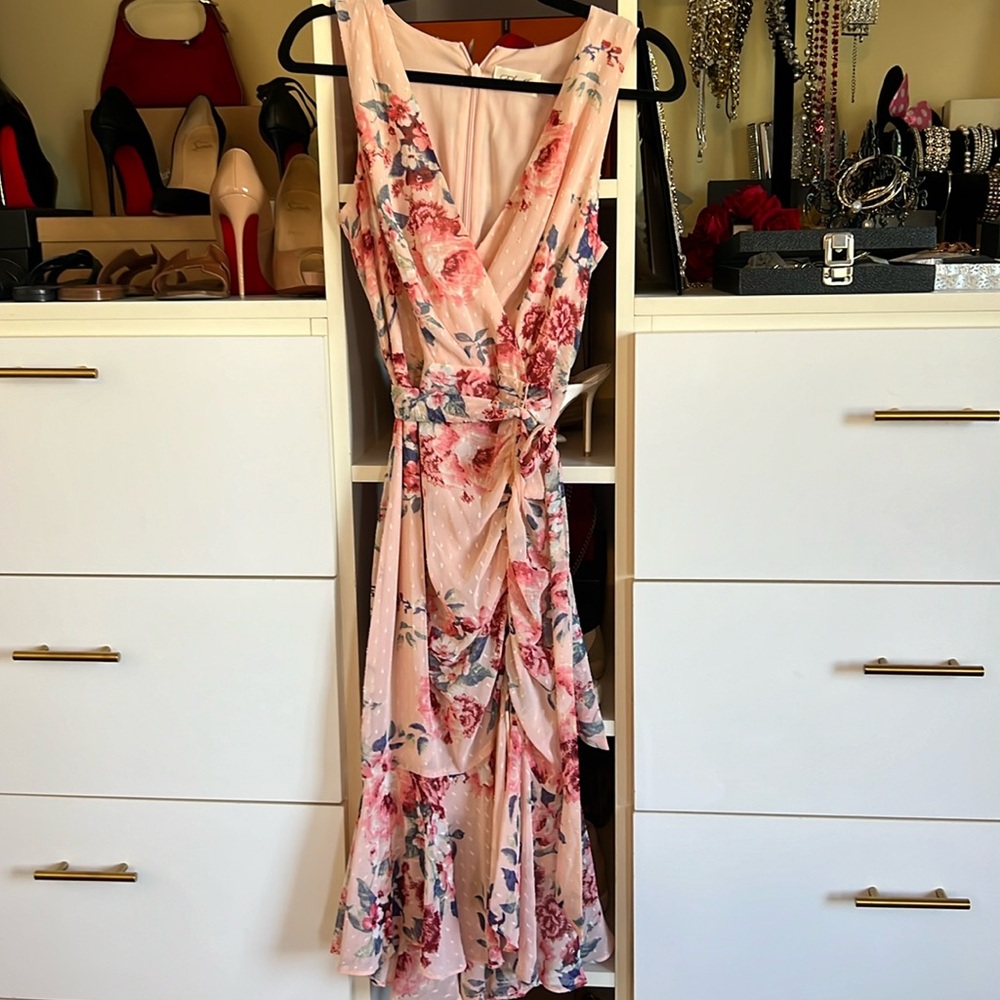 Pink Floral Dress